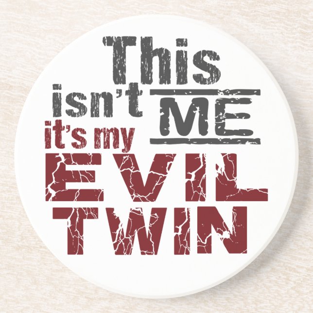 Evil Twin underlägg Sandsten (Framsidan)