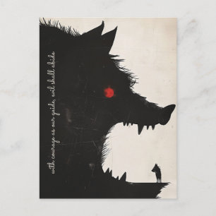 Evil Vild Roar Helg Vykort