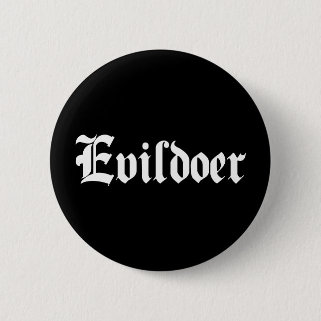 Evildoer Knapp (Framsida)