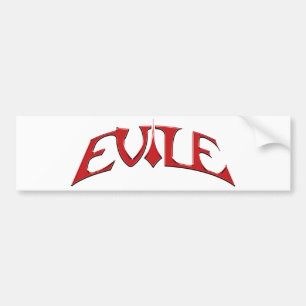 Evile logotypbildekal bildekal