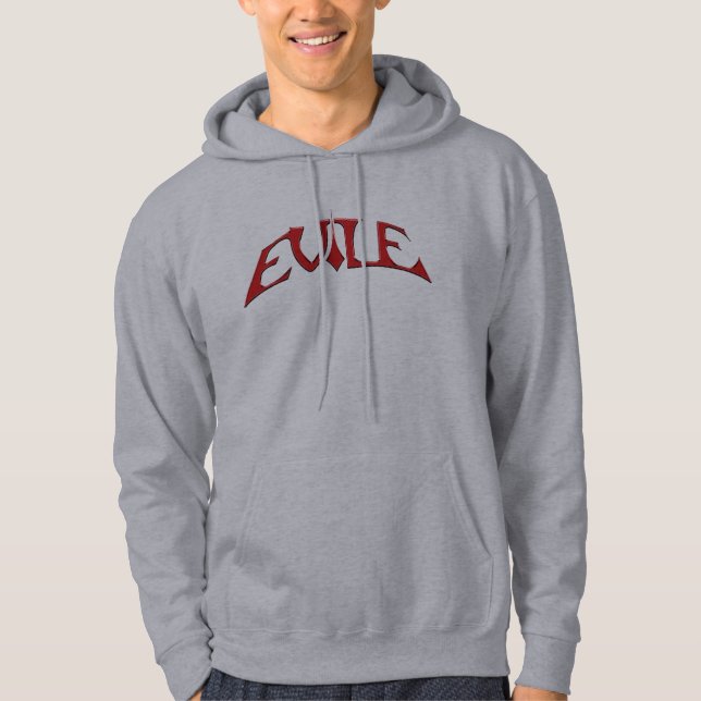 Evile logotypHoodie Munkjacka (Framsida)