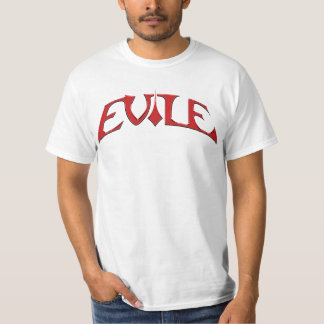 Evile logotypt-skjorta t shirt