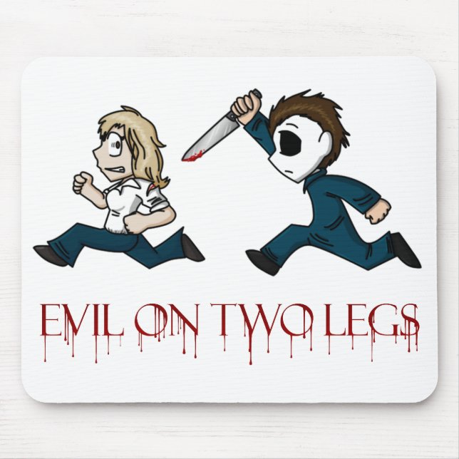 evilontwolegs.com logotypmousepad musmatta (Framsidan)