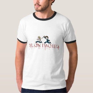 evilontwolegs.com logotypskjorta t-shirt
