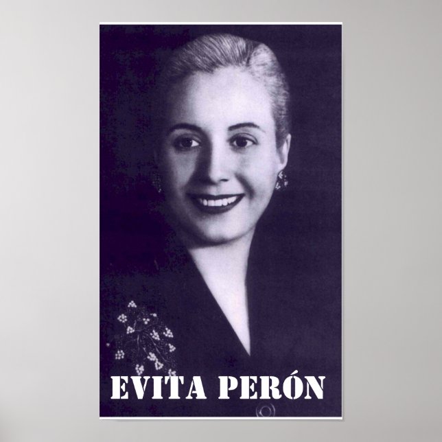 Evita Perón Poster (Framsidan)