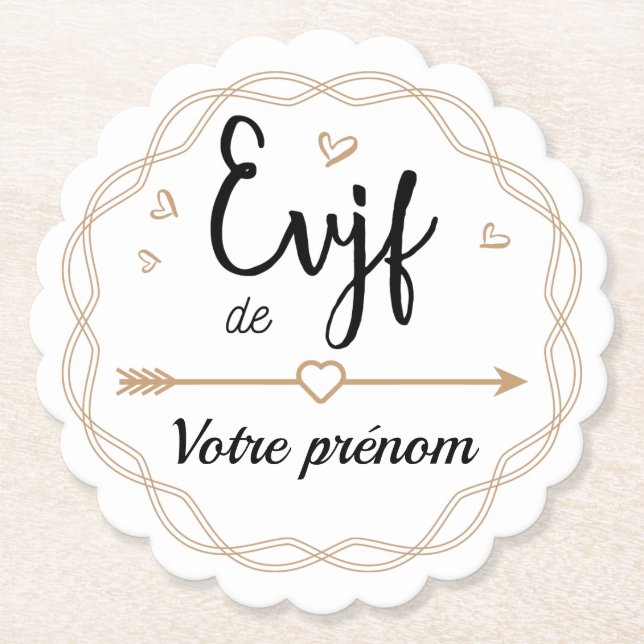 EVJF de ... Underlägg Papper (Framsida)