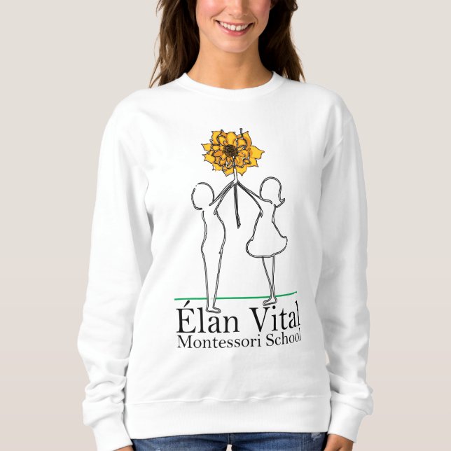 EVM Logotyp Sweatshirt T Shirt (Framsida)