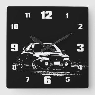 EVO 9 FYRKANTIG KLOCKA