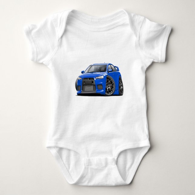 Evo blåttbil tee shirt (Framsida)