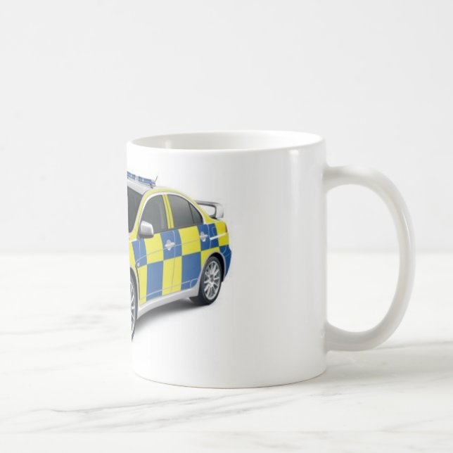evo för polismitsubishi lancer kaffemugg (Höger)