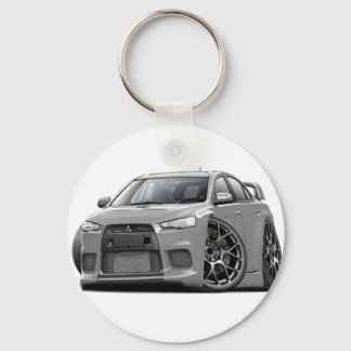 Evo Silver Car Nyckelring