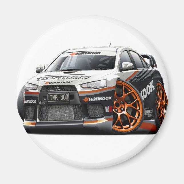 Evo Tävling Car Magnet (Framsidan)