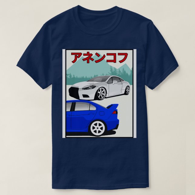 EVO X VS Eclipse T Shirt (Design framsida)
