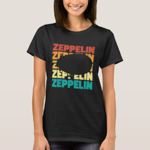 Evololution Retro Zeppelin Dirisible Blimp Airship T Shirt