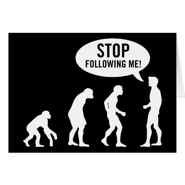 evolution2 hälsningskort (Framsidan Horizontal)