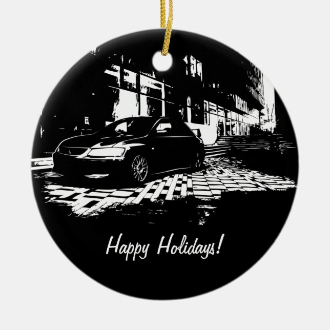 Evolution 9 julprydnadar julgransprydnad keramik (Framsidan)