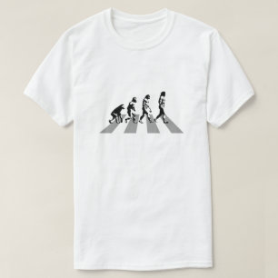 Evolution - Abbeyvägparodi T-shirt