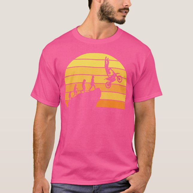 Evolution Adrenaline Motorcykel Motorcykel T Shirt (Framsida)