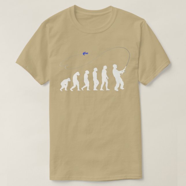 Evolution AnglerFly Fishing Bait Cool Fisherman Gi T Shirt (Design framsida)