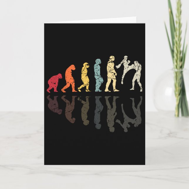 Evolution Använde Kickboxning Kampsport Knockout S Kort (Framsida)