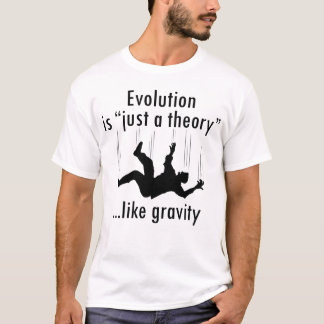 Evolution är "precis skjortan för en teori" tröja