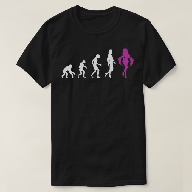 Evolution Art QuoteCosplay Otaku Gift T Shirt (Design framsida)