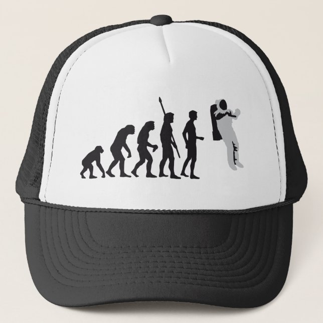 evolution astronaut truckerkeps (Framsida)