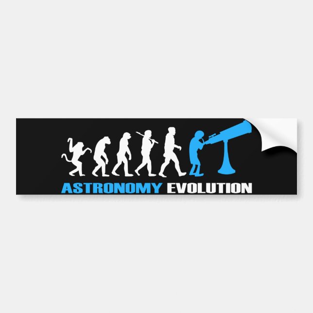 Evolution Astronomy Gift Bildekal (Framsidan)