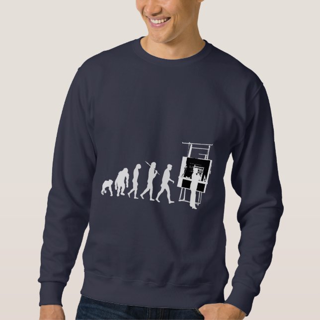 Evolution av arkitekturarkitektritare sweatshirt (Framsida)