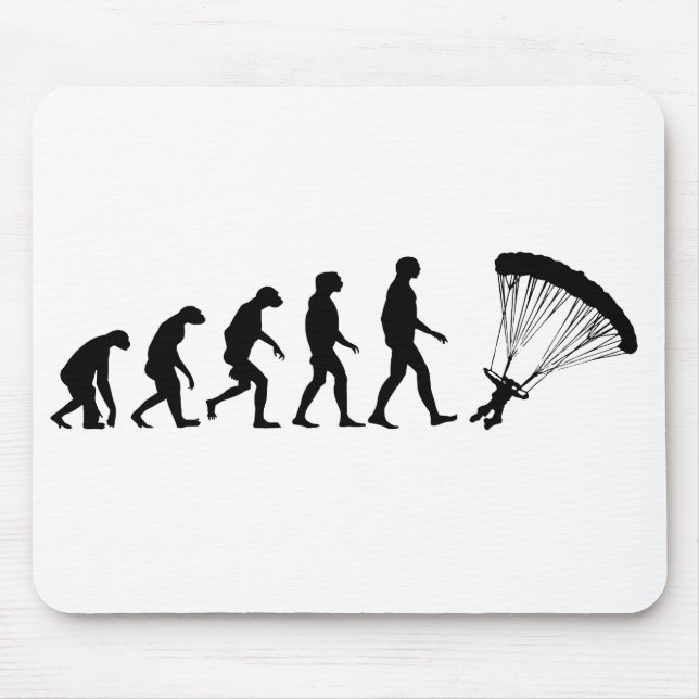Evolution av att hoppa fallskärm musmatta (Framsidan)