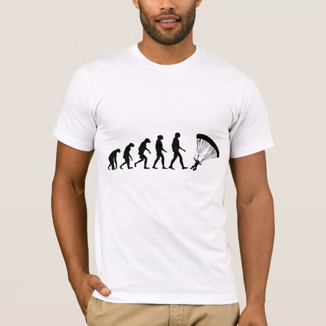 Evolution av att hoppa fallskärm tröja (Framsida)