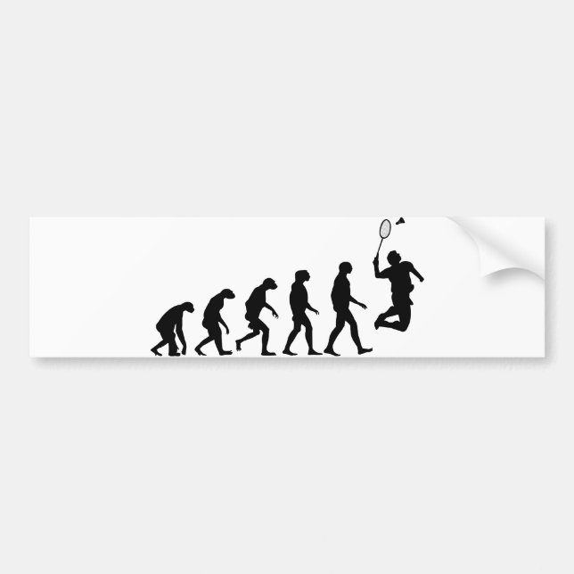 Evolution av Badminton Bildekal (Framsidan)