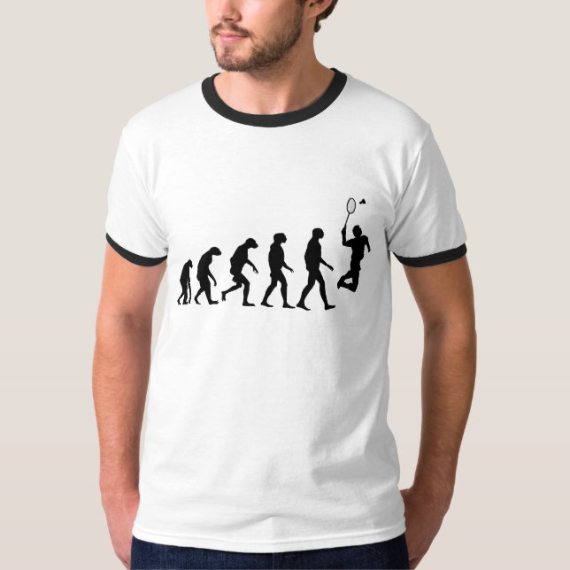 Evolution av Badminton T Shirt (Framsida)