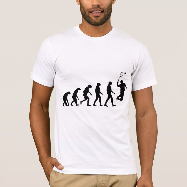 Evolution av Badminton T Shirt (Framsida)