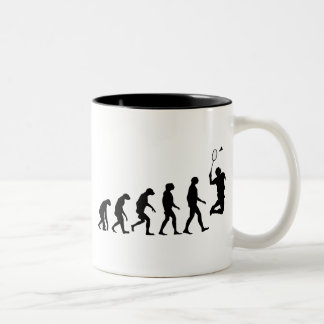 Evolution av Badminton Två-Tonad Mugg