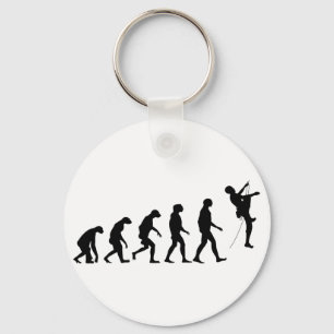 Evolution av bergklättringen nyckelring
