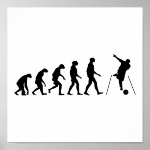 Evolution av bowlingen poster