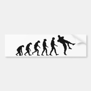Evolution av brottningen bildekal