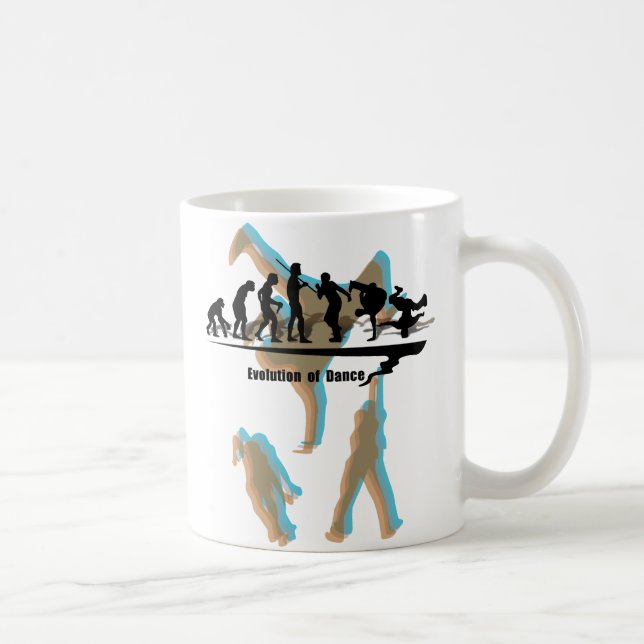 Evolution av dansen, evolution av dansen kaffemugg (Höger)