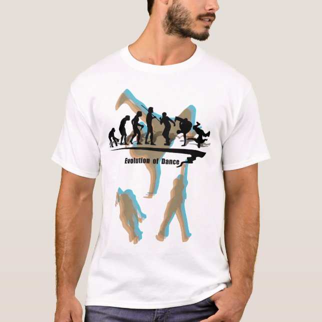 Evolution av dansen t-shirt (Framsida)