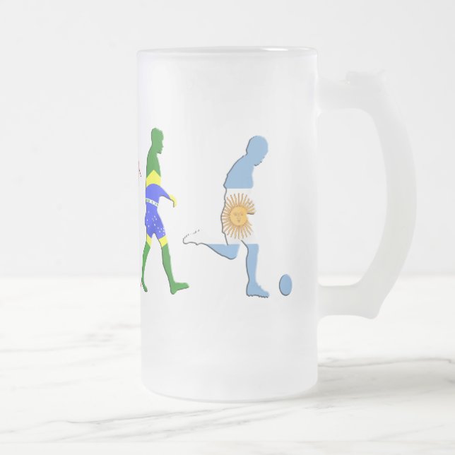 Evolution av den argentinska fotbollArgentina Frostat Ölglas (Höger)