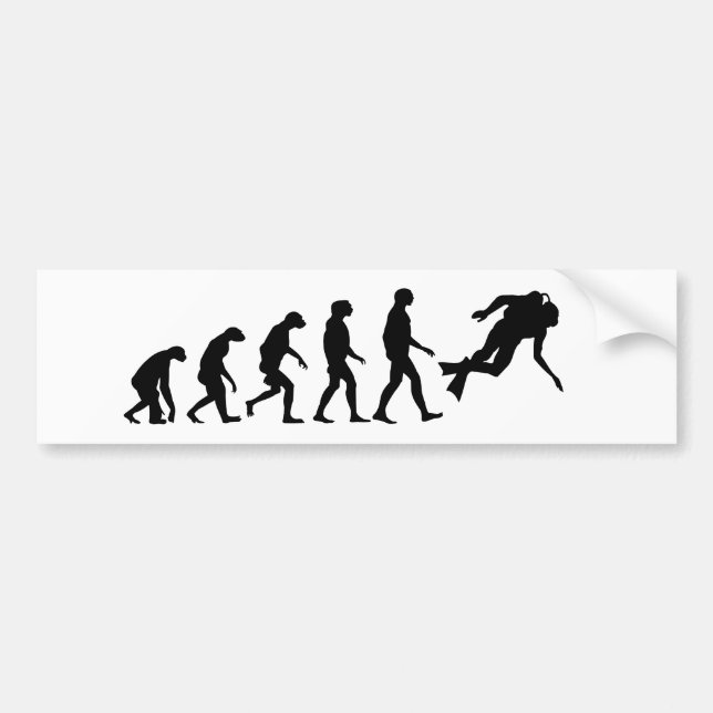 Evolution av dyka bildekal (Framsidan)