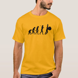 Evolution av en bas- handelsresande (tända tee shirt