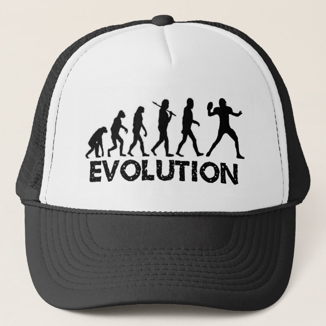 Evolution av en fotbollsspelare! truckerkeps (Framsida)