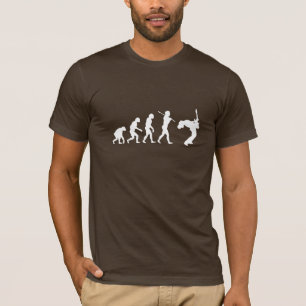Evolution av en gitarrspelare t shirt