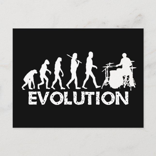 Evolution av en handelsresande vykort (Framsida)