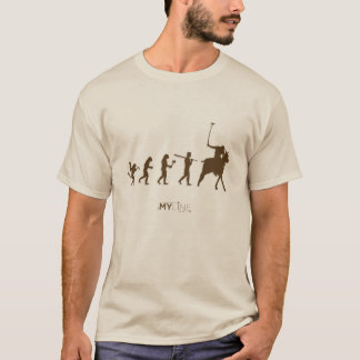 Evolution av en Polospelare T-shirt