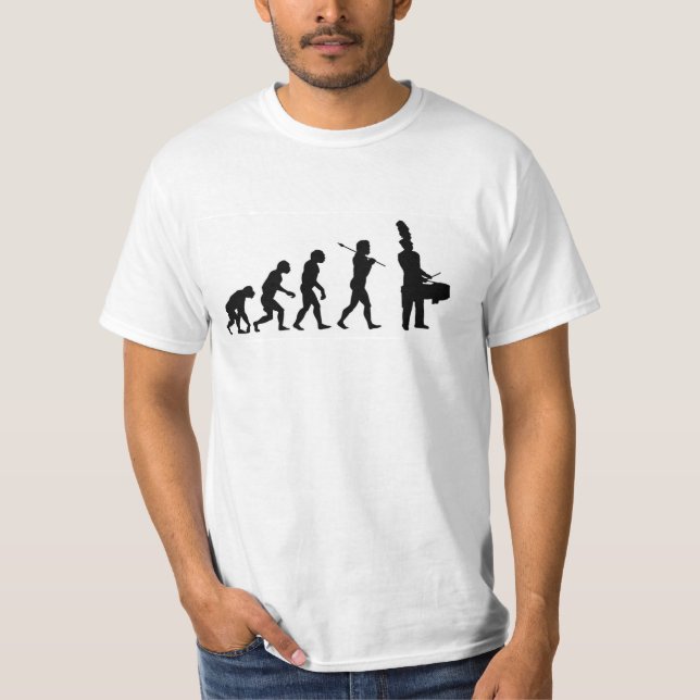 Evolution av en tenorhandelsresande (grundläggande tee (Framsida)