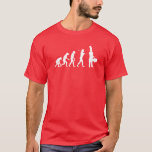 Evolution av en tenorhandelsresande (mörkfärger) t-shirt
