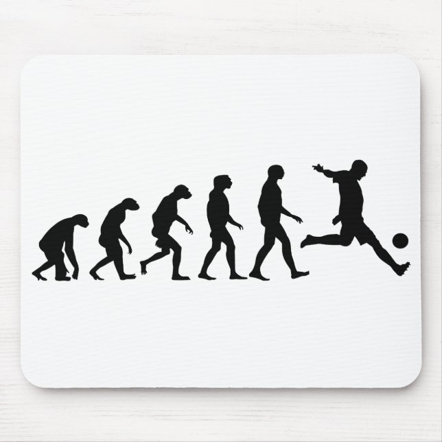 Evolution av fotboll musmatta (Framsidan)